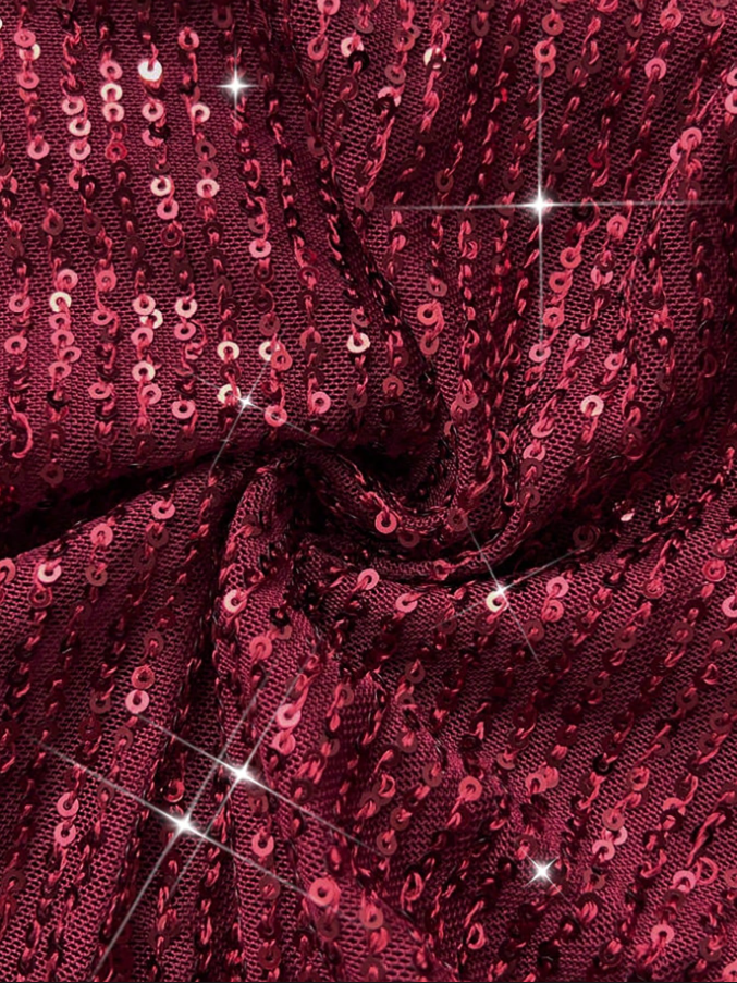 Sequins Halter Stretch Sexy Sleeveless Dress